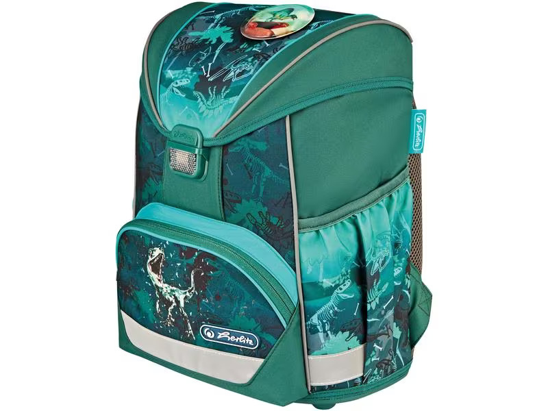 Herlitz Schulthek UltraLight Plus Green Rex 4-teiliges Set