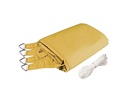 Windhager Sonnensegel Cannes, 2 x 3 m, Rechteck, Gelb