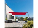 Windhager Sonnensegel Cannes, 2 x 3 m, Rechteck, Rot