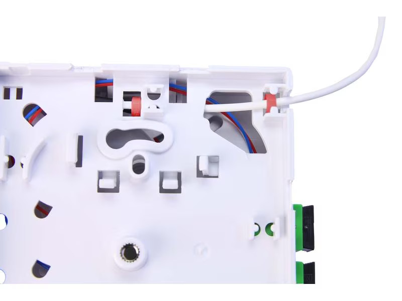 Lightwin FTTH OTO Box 4x LC/APC Kupplungen, Breakoutkabel 50 m