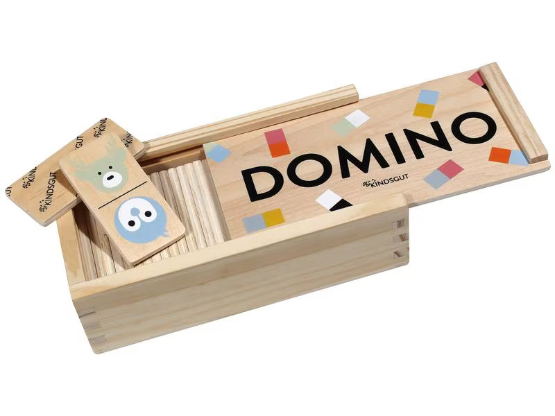 Kindsgut Kinderspiel Domino Tiere