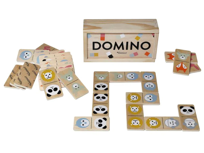 Kindsgut Kinderspiel Domino Tiere