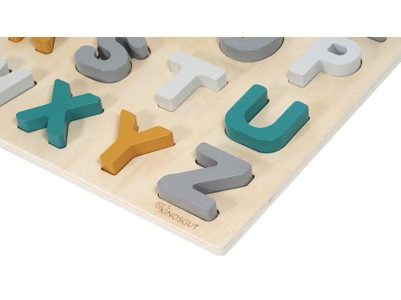 Kindsgut Holzpuzzle ABC-Puzzle Caspar