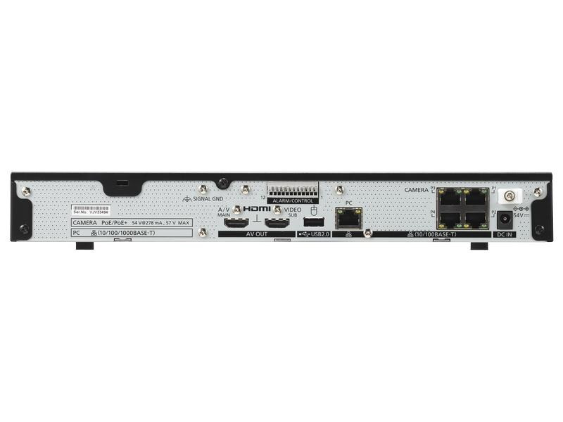 Panasonic Netzwerkrekorder WJ-NU101KG 4 Kanal ohne HDD