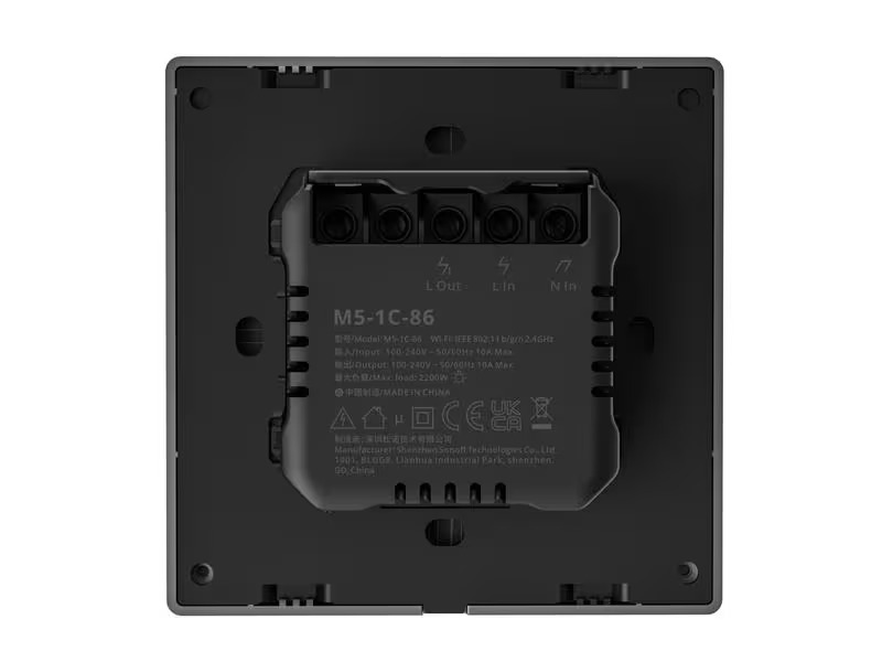 SONOFF WiFi-Lichtschalter M5-1C-86, 1-fach, 230 V, 10A
