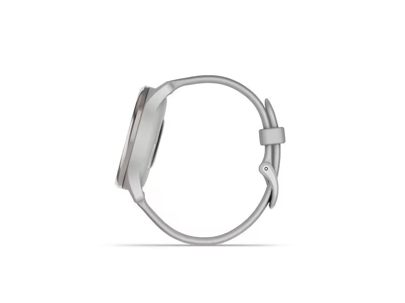 GARMIN Sportuhr Vivomove Trend Weiss/Weiss glanz