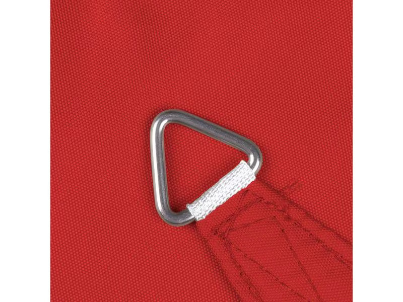 Windhager Sonnensegel Cannes, 3 m, Dreieck, Rot