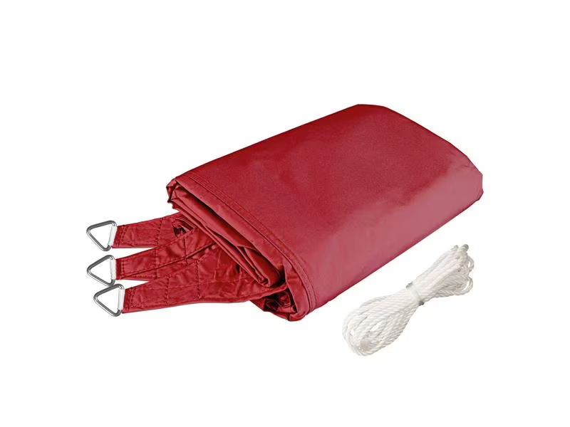 Windhager Sonnensegel Cannes, 3 m, Dreieck, Rot