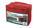 Windhager Sonnensegel Cannes, 3 m, Dreieck, Rot