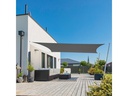 Windhager Sonnensegel Cannes, 3 x 4 m, Rechteck, Anthrazit