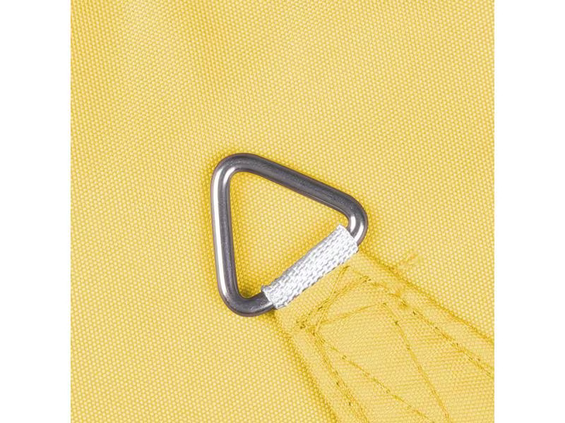 Windhager Sonnensegel Cannes, 4 m, Dreieck, Gelb