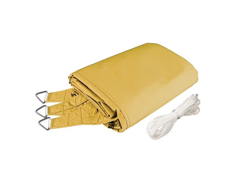 Windhager Sonnensegel Cannes, 4 m, Dreieck, Gelb