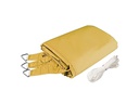 Windhager Sonnensegel Cannes, 4 m, Dreieck, Gelb