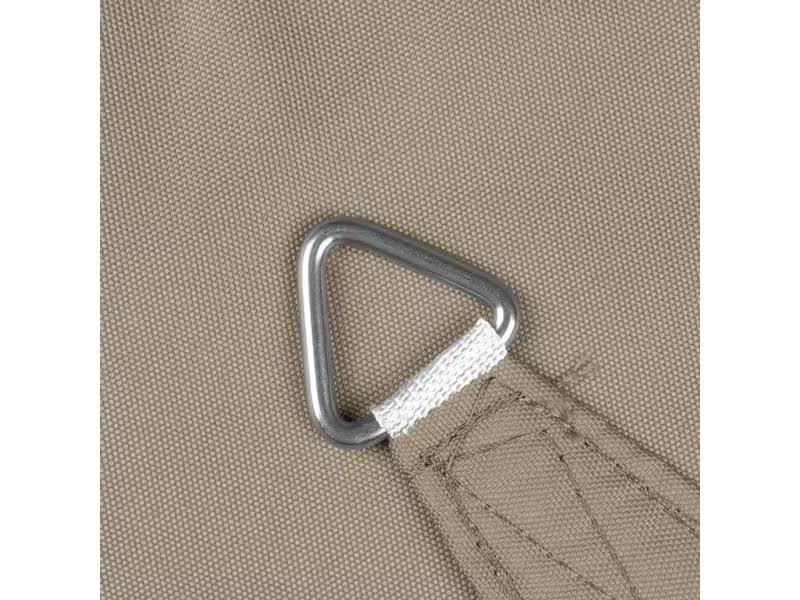 Windhager Sonnensegel Cannes, 4 m, Dreieck, Taupe
