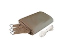 Windhager Sonnensegel Cannes, 4 m, Dreieck, Taupe