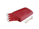 Windhager Sonnensegel Cannes, 5 x 5 m, Quadratisch, Rot