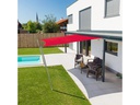 Windhager Sonnensegel Cannes, 5 x 5 m, Quadratisch, Rot