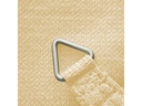 Windhager Sonnensegel Capri, 4 m, Dreieck, Champagner