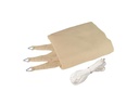 Windhager Sonnensegel Capri, 4 m, Dreieck, Champagner