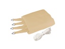 Windhager Sonnensegel Capri, 5 m, Dreieck, Champagner