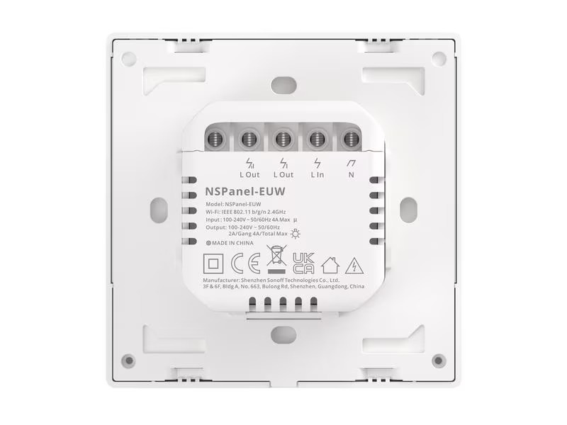 SONOFF Touchpanel NSPanel-EU, WiFi-BLE, 230 V, Weiss