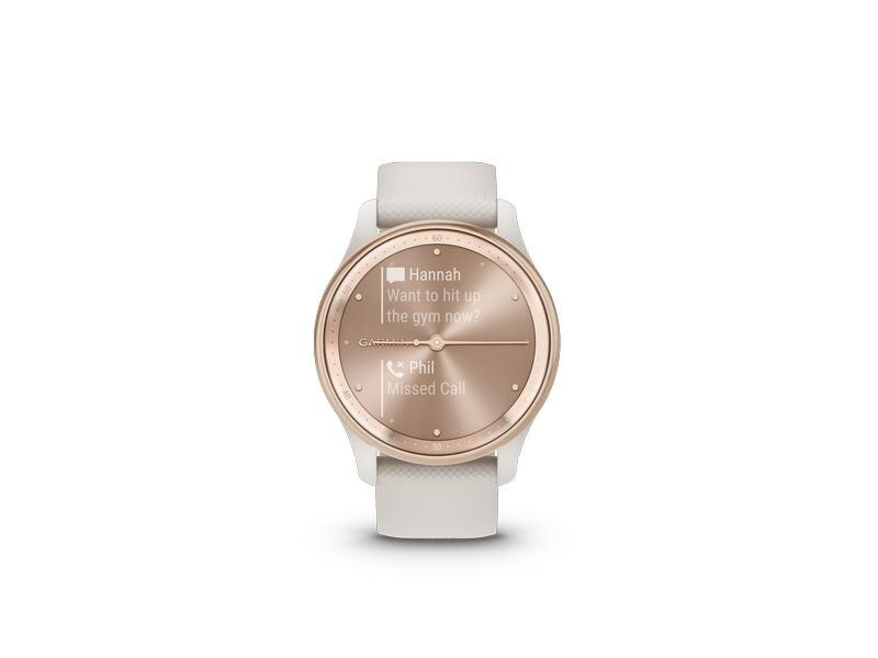 GARMIN Sportuhr Vivomove Trend Weiss/Rosa
