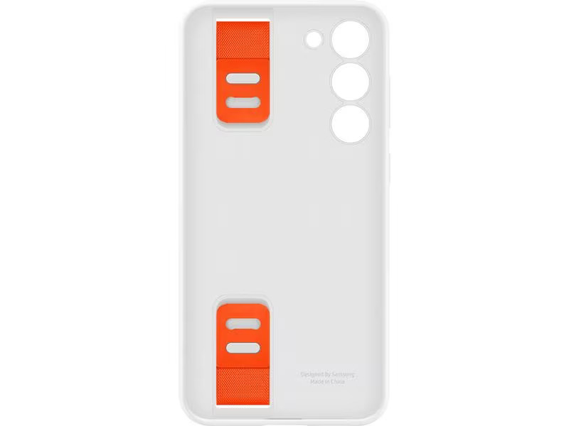 Samsung Back Cover Silicone Grip Galaxy S23+ Weiss
