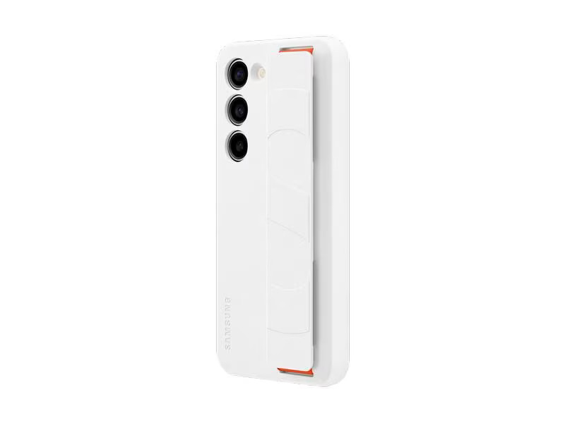 Samsung Back Cover Silicone Grip Galaxy S23 Weiss