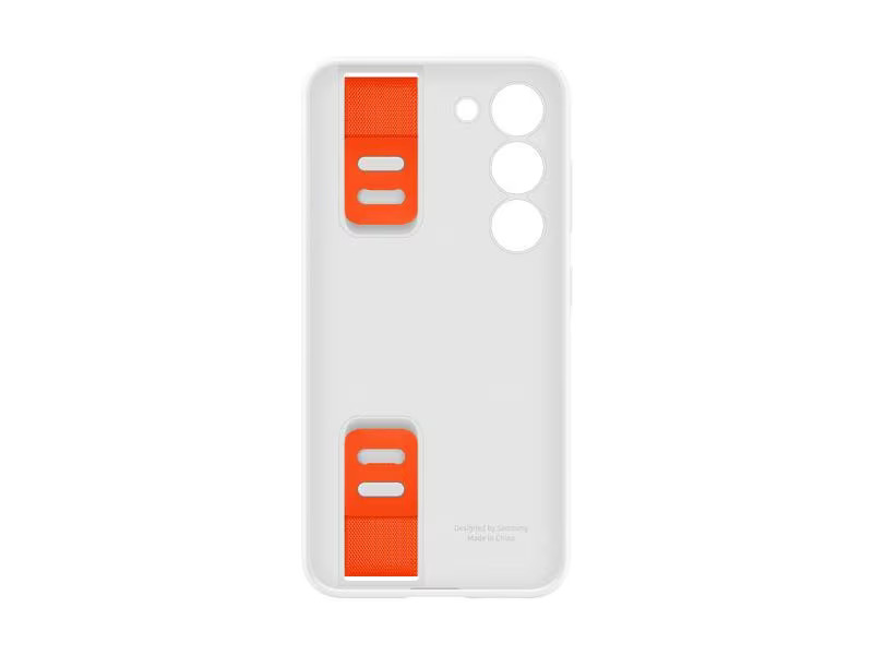 Samsung Back Cover Silicone Grip Galaxy S23 Weiss