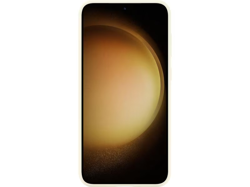 Samsung Back Cover Silicone Galaxy S23+ Creme