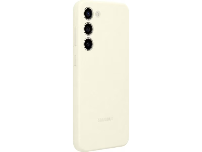 Samsung Back Cover Silicone Galaxy S23+ Creme
