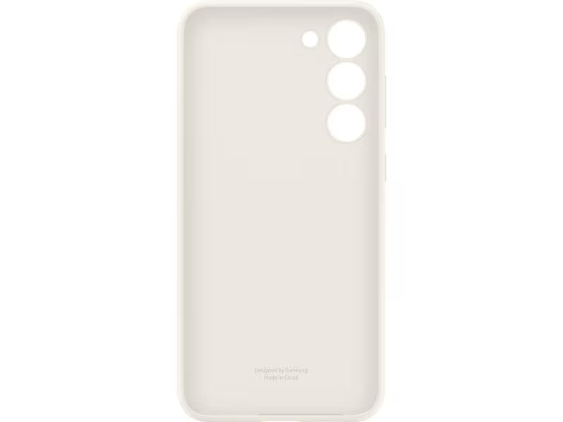 Samsung Back Cover Silicone Galaxy S23+ Creme