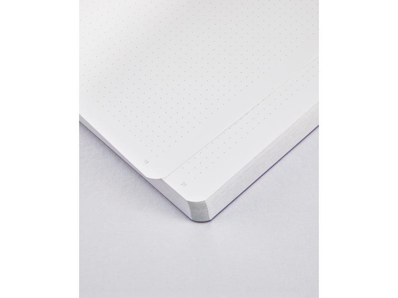 Nuuna Notizbuch Dream Boat M Purple, 13.5 x 20 cm, Punktraster