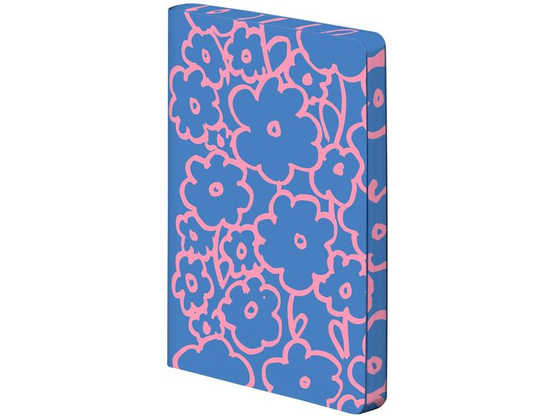 Nuuna Notizbuch Flower power, 10.8 x 15 cm, Punktraster