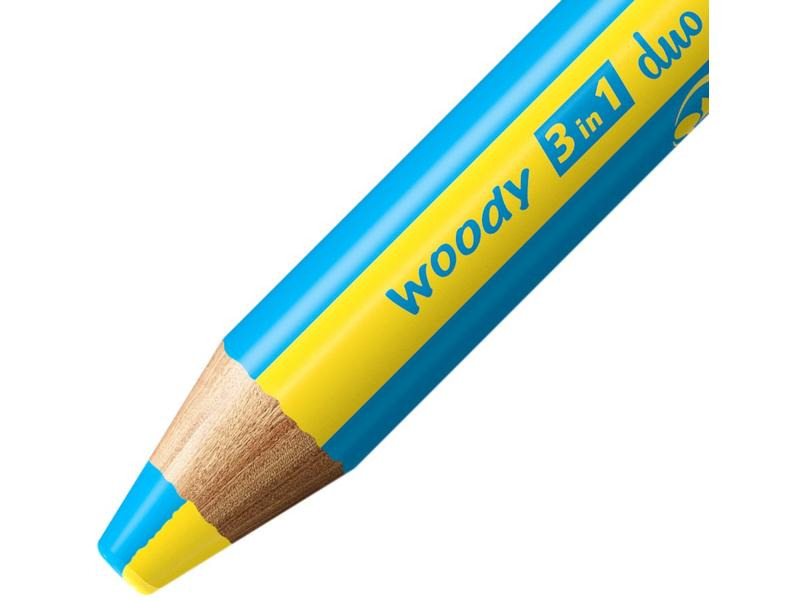 STABILO Malstiftebox  Woody 3 in 1 duo, 5-teilig