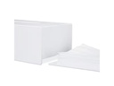 relaxdays Kosmetiktuchbox aus Bambus Weiss