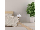 relaxdays Kosmetiktuchbox aus Bambus Weiss