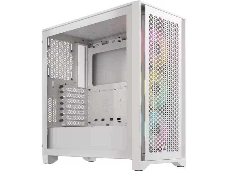 Corsair PC-Gehäuse iCUE 4000D RGB Airflow Weiss