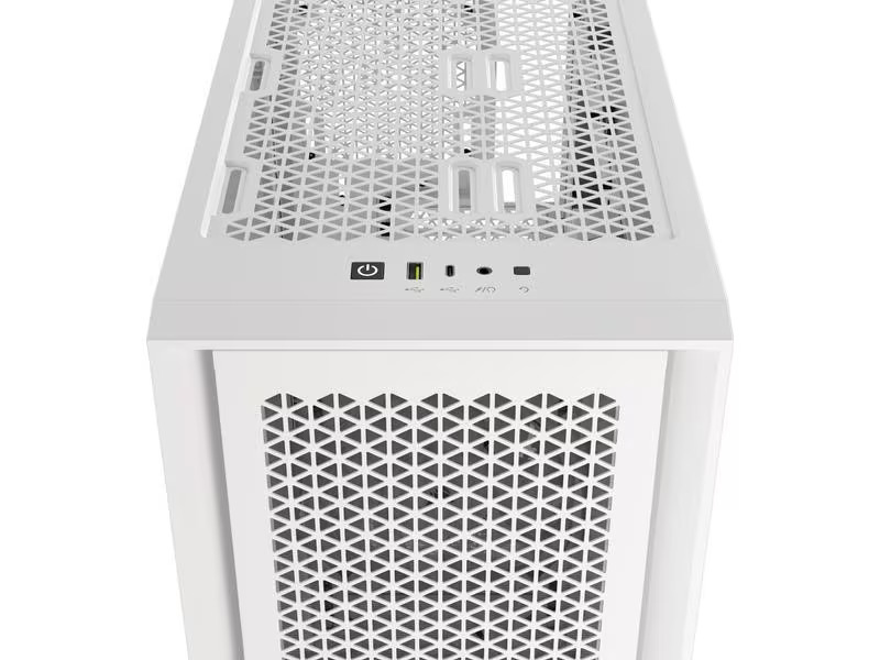 Corsair PC-Gehäuse iCUE 4000D RGB Airflow Weiss