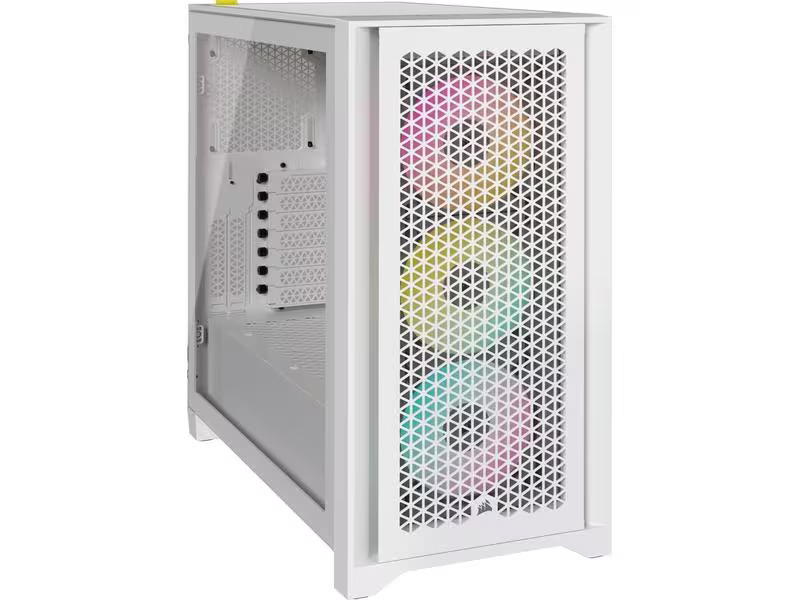 Corsair PC-Gehäuse iCUE 4000D RGB Airflow Weiss