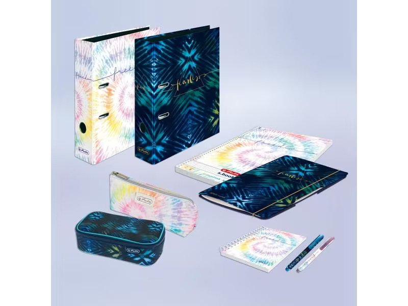 Herlitz Spiralblock New Baltik Fearless Liniert, 80 Blätter, A4
