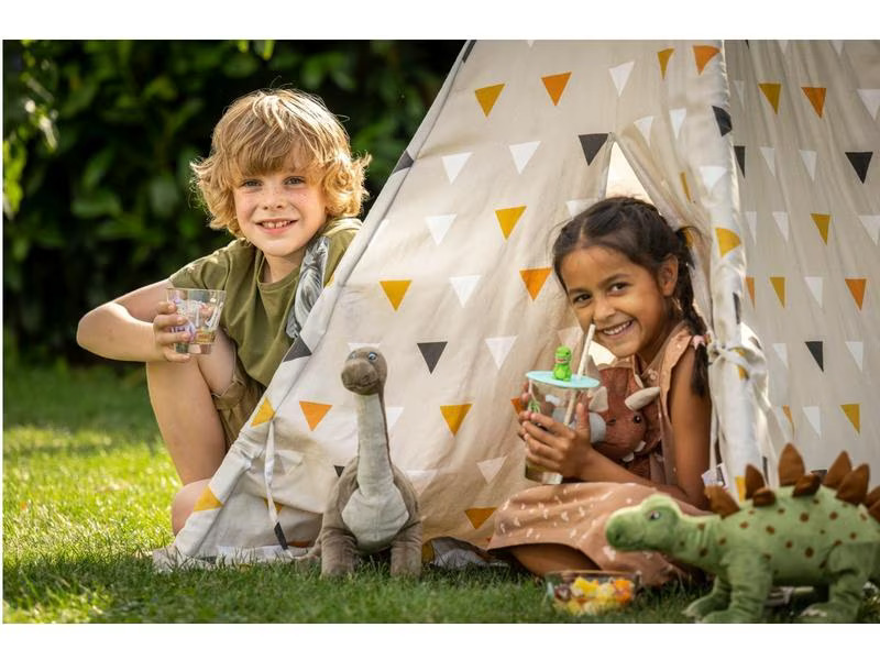 Leonardo Kindertrinkglas Avventura 300 ml, 6 Stück, Dinosaurier