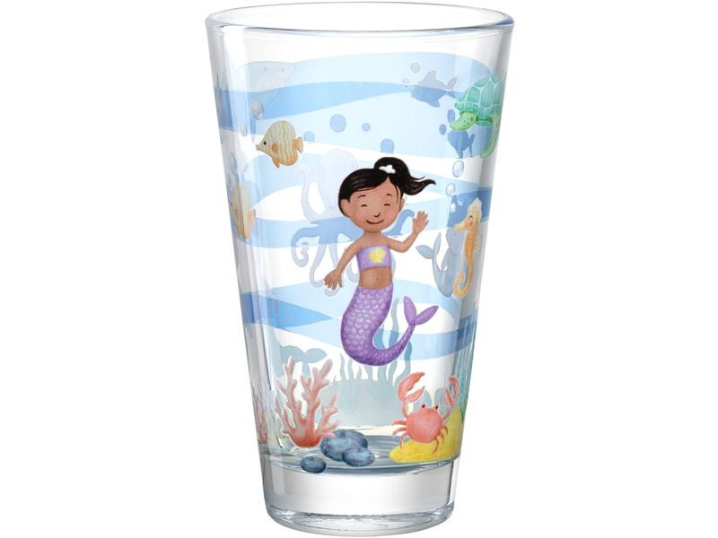 Leonardo Kindertrinkglas Avventura 300 ml, 6 Stück, Meer
