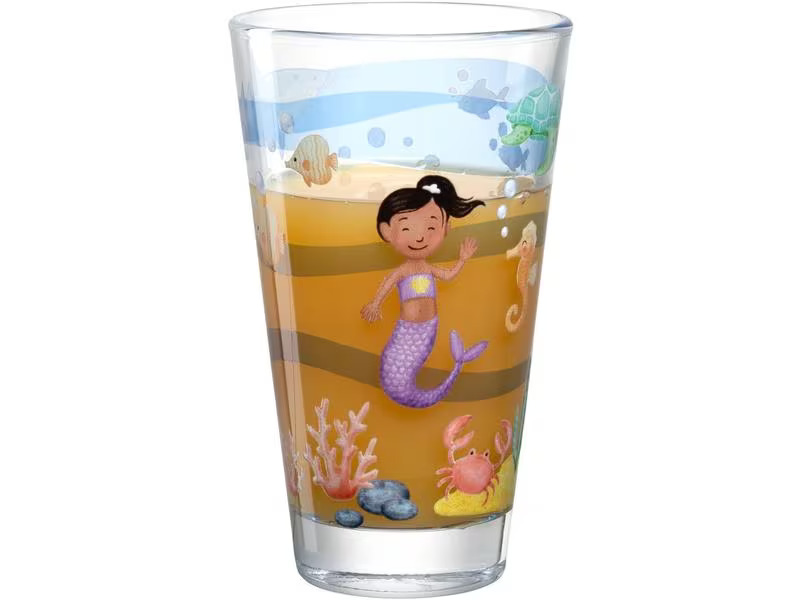 Leonardo Kindertrinkglas Avventura 300 ml, 6 Stück, Meer