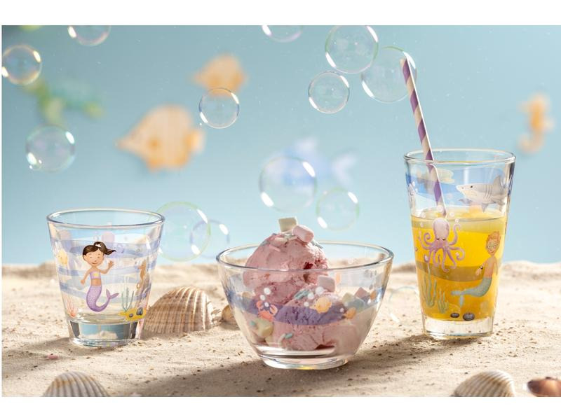 Leonardo Kindertrinkglas Avventura 300 ml, 6 Stück, Meer