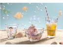 Leonardo Kindertrinkglas Avventura 300 ml, 6 Stück, Meer
