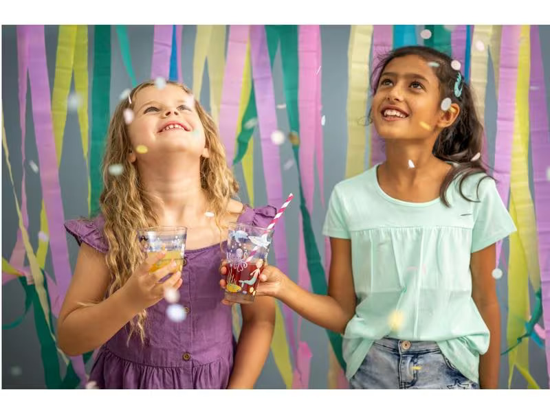 Leonardo Kindertrinkglas Avventura 300 ml, 6 Stück, Meer