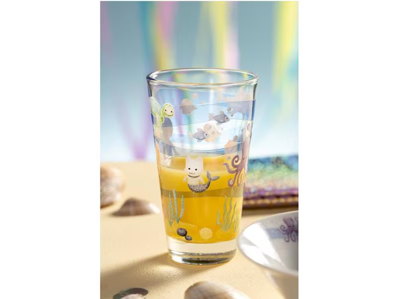 Leonardo Kindertrinkglas Avventura 300 ml, 6 Stück, Meer