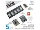 M5Stack Entwicklerboard M5Stamp Pico, 5 Stück