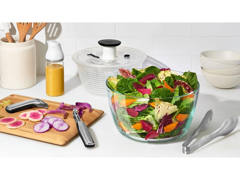 Oxo Good Grips Salatschleuder 27.1 cm, Transparent